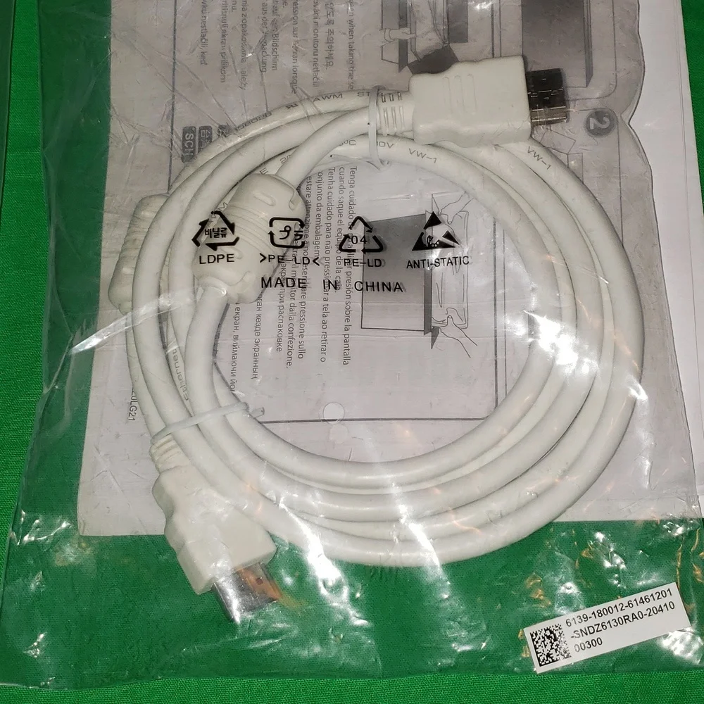 LG Monitor Manuals Software CD and Pro HDMI Cable New